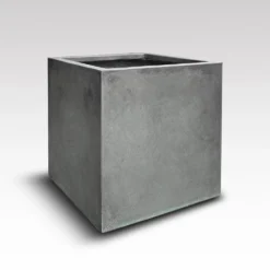 Square Terrace Planter - Weathered Cement -Garden & Outdoors pr2000048722 card4 lg