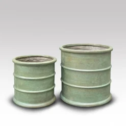 Greenwich Barrel Planter - Verdigris -Garden & Outdoors pr2000048731 card5 lg