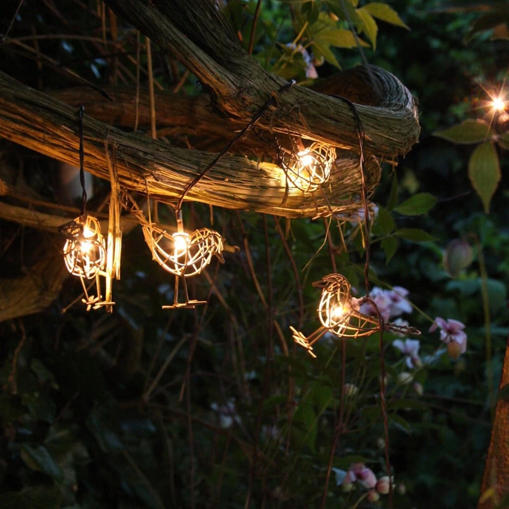 Solar Robins String Lights Warm White 2 Solar Robins String Lights Warm White - Image 2