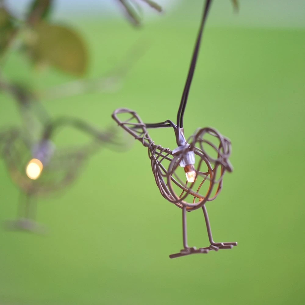 Solar Robins String Lights Warm White 3 Solar Robins String Lights Warm White - Image 3